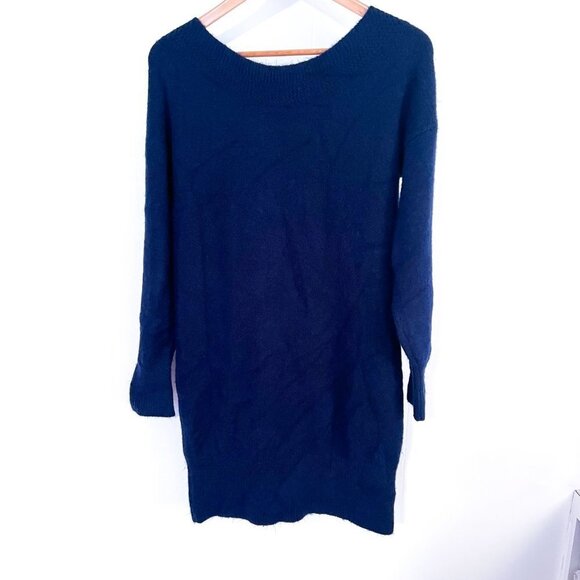 Lolë Evelyn Sweater Dress Amalfi Blue Size Small - Picture 5 of 14